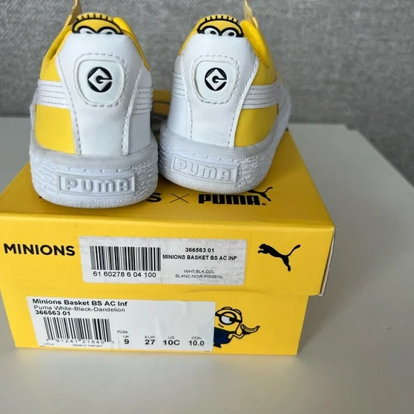 Puma minion toddler shoes 2025